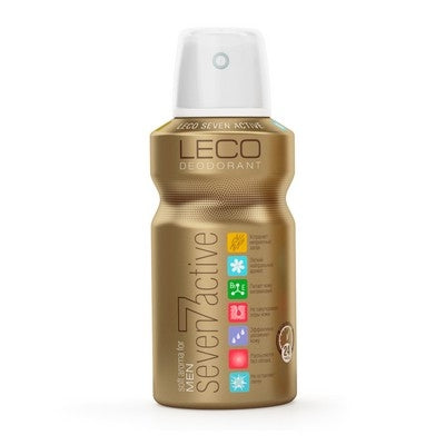 LECO antiperspirantinis dezodorantas Seven Active GOLD Vyrams.